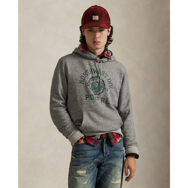 Part of the season's outdoor adventure-inspired collection, this cotton-blend hoodie is printed with a signature forest graphic and finished with our "Polo Sportsman" label.