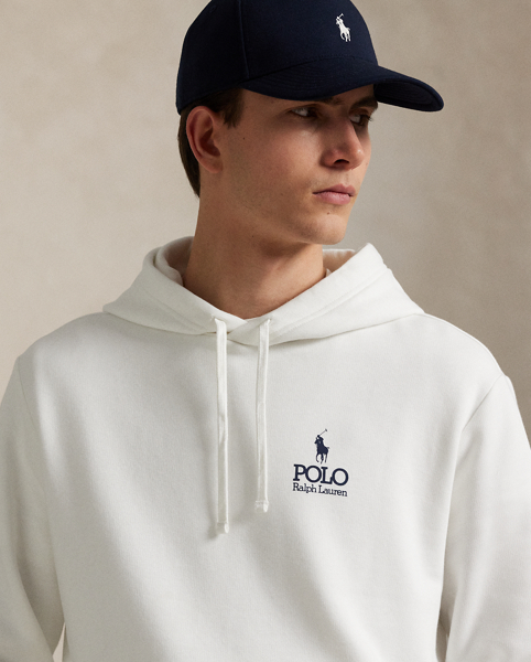 Along with our signature Pony, this cotton-blend hoodie features a vintage-style "Polo Ralph Lauren Lauren" logo embroidered at the left chest.