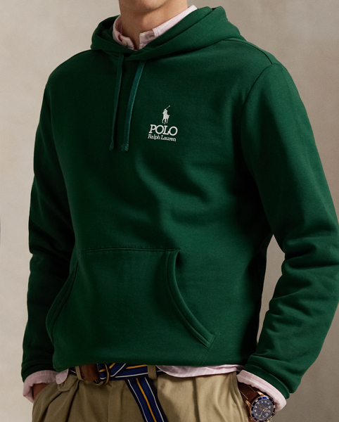 Along with our signature Pony, this cotton-blend hoodie features a vintage-style "Polo Ralph Lauren Lauren" logo embroidered at the left chest.