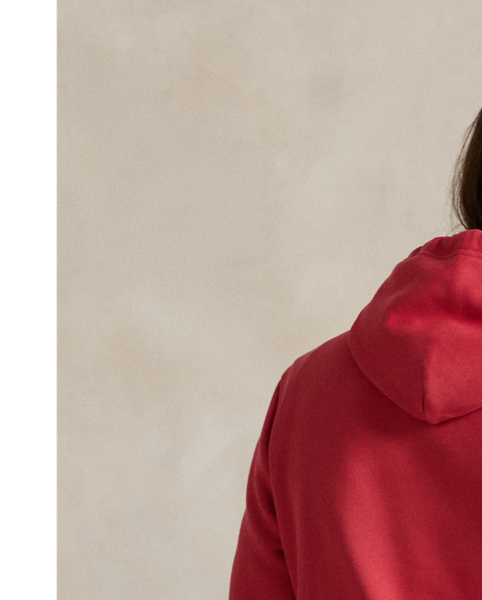 Along with our signature Pony, this cotton-blend hoodie features a vintage-style "Polo  Ralph Lauren Lauren" logo embroidered at the left chest.