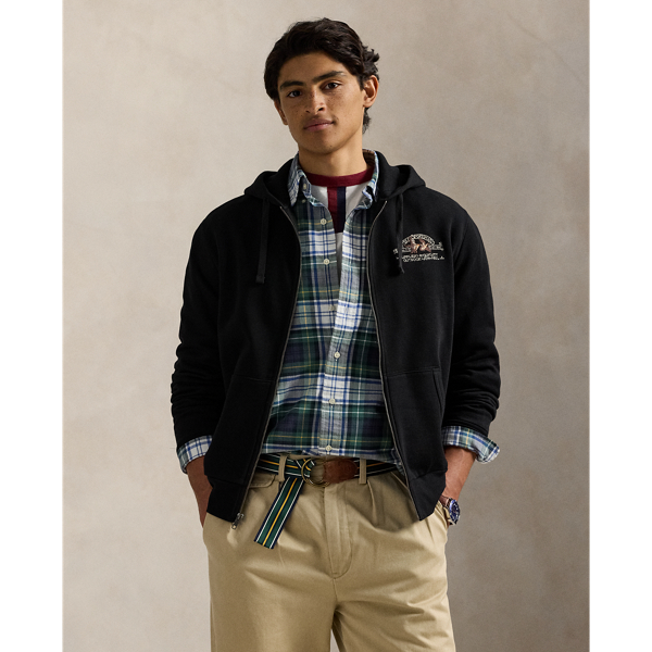 Made with cotton-blend fleece, this full-zip hoodie features "Polo Sportsman" embroidery that's inspired by a graphic from our Autumn 1992 collection.