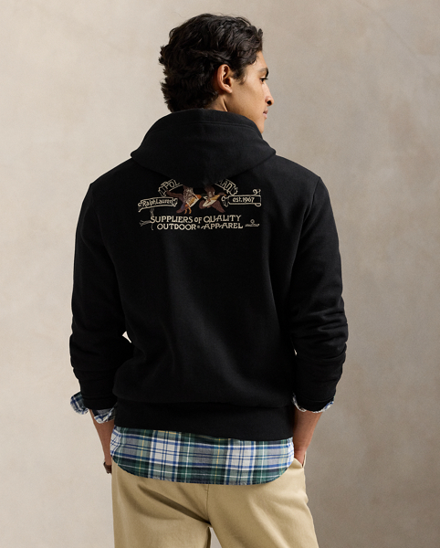 Made with cotton-blend fleece, this full-zip hoodie features "Polo Sportsman" embroidery that's inspired by a graphic from our Autumn 1992 collection.