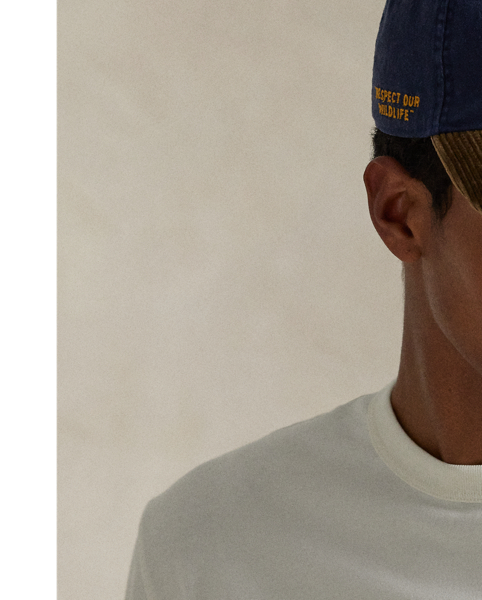 In soft cotton jersey, this T-shirt features "Polo Sportsman" embroidery that's inspired by a graphic from our Autumn 1992 collection.
