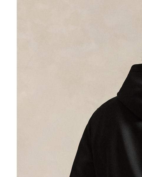 In addition to our signature Pony, this cotton-blend hoodie features our logo embroidered on the front in script letters.