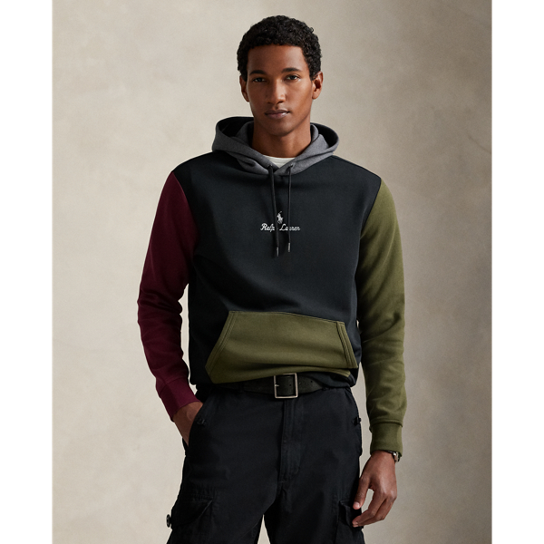 In addition to our signature Pony, this cotton-blend hoodie features our logo embroidered on the front in script letters.