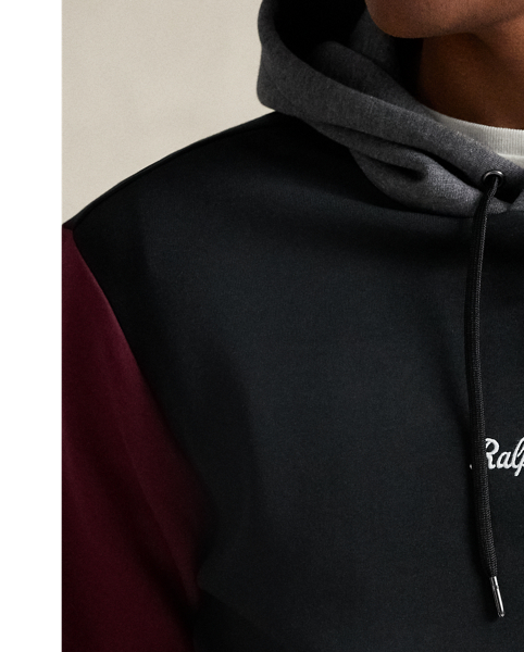 In addition to our signature Pony, this cotton-blend hoodie features our logo embroidered on the front in script letters.