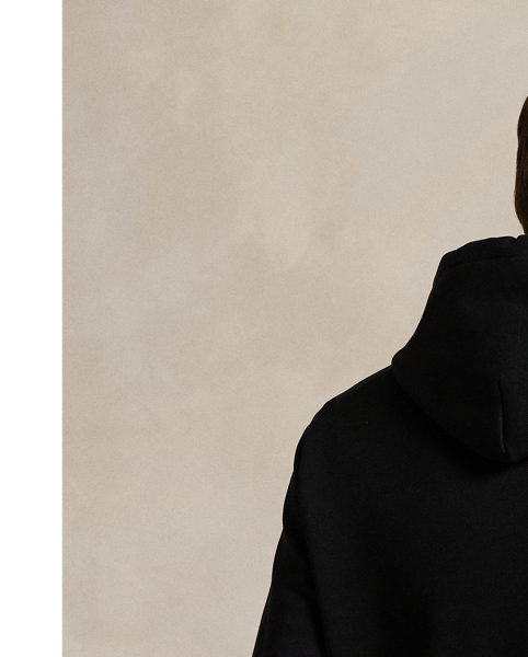 This cotton-blend hoodie is crafted from a smooth double-knit fabric that features a mesh underside. At the left chest, it is intricately embroidered with the iconic Polo Pony for a signature finish.