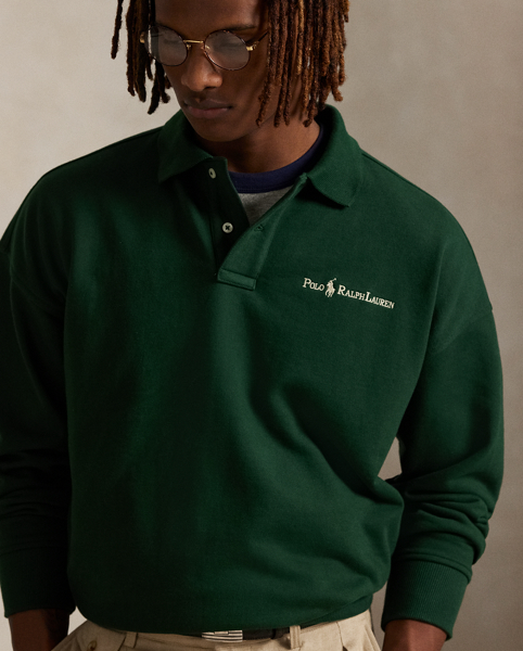 This cotton-blend sweatshirt combines the silhouette of our iconic long-sleeve Polo shirt with heavyweight fleece.