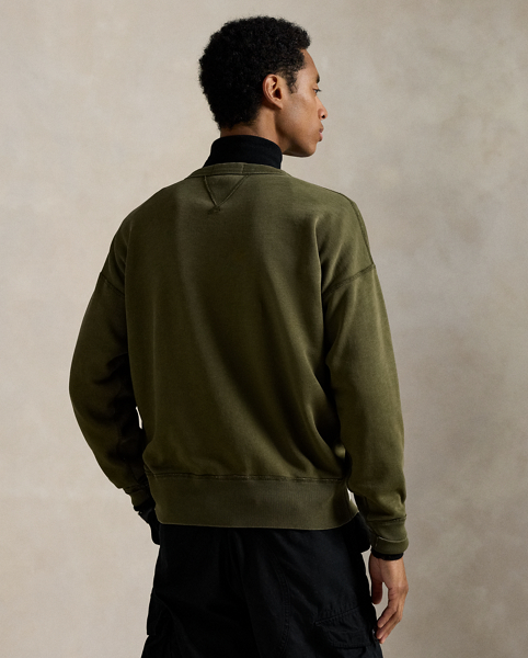 Part of the season's outdoor adventure-inspired collection, this cotton-blend sweatshirt is printed with a signature graphic and finished with our "Polo Sportsman" label. Its vintage-like fit combined with its garment-dye-and-wash process gives it a broken-in look and feel from day one.