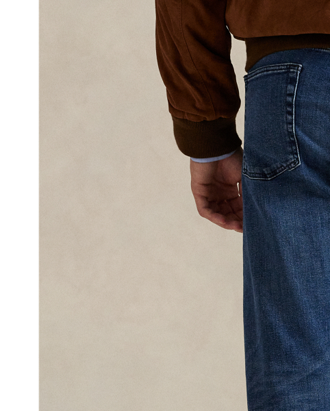 Designed for unrestricted movement and flexibility, the tapered-leg Parkside features an easy, relaxed fit through the seat and thigh. This indigo-dyed pair is woven with extra stretch for added comfort and developed with subtle whiskering for a modern look. At the back pocket, it is intricately embroidered with our iconic Pony.