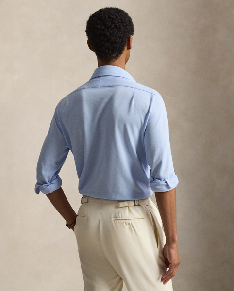 Camicia in Micro Piqué Ralph Lauren - Eleganza e Comfort
