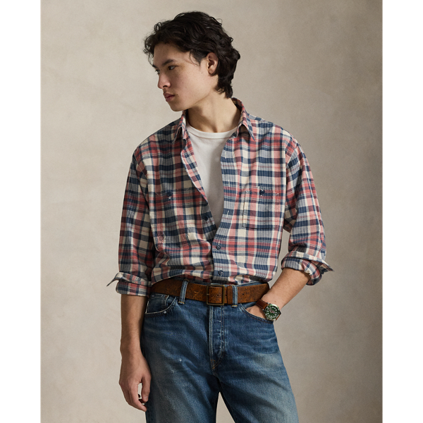 Camicia Classic-Fit Ralph Lauren con Rammendi Unici