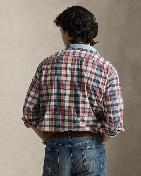 Camicia Classic-Fit Ralph Lauren con Rammendi Unici