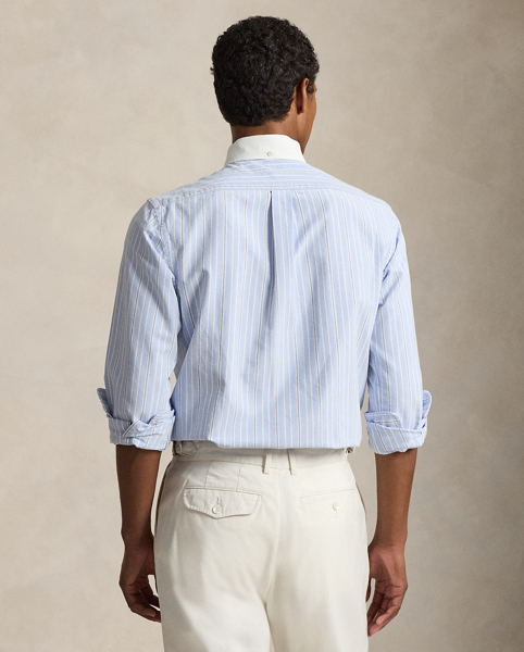 Camicia Oxford Wimbledon a righe di Ralph Lauren