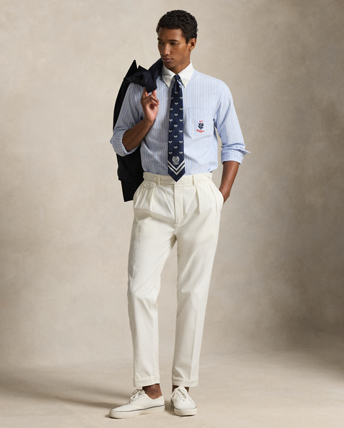 Camicia Oxford Wimbledon a righe di Ralph Lauren
