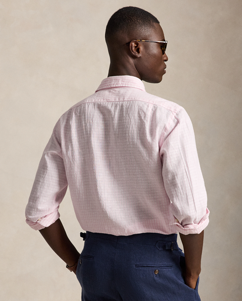 Camicia in Seersucker a Righe Ralph Lauren per l'Estate