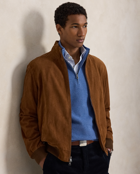 Maglia in Piqué di Cotone con Cerniera Ralph Lauren
