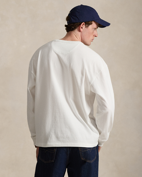 Maglietta a Maniche Lunghe Relaxed-Fit Ralph Lauren