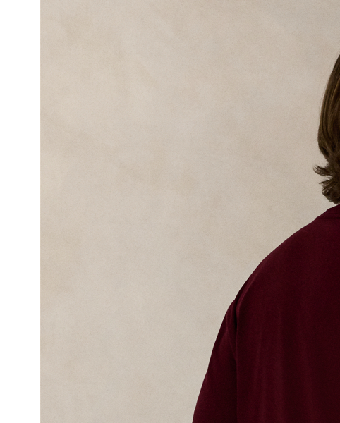 In addition to our signature embroidered Pony, this cotton T-shirt features our "Polo  Ralph Lauren Lauren" logo rendered in block letters and script.