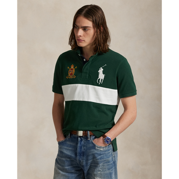 An American style standard since 1972, the Polo shirt has been imitated but never matched. Over the decades, Ralph Lauren Lauren has reimagined his signature style in a wide array of colours and fits, yet all retain the quality and attention to detail of the iconic original. This mesh version features an equestrian-inspired crest that celebrates 20 years of Ralph Lauren Lauren's iconic Big Pony.