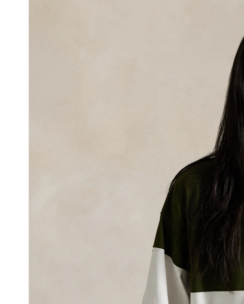 Honouring the pioneering spirit of Polo Sport's 1992 debut, this unisex rugby shirt showcases our Polo Sport logo on the front. The cotton jersey layer is developed in our Big Fit silhouette, which authentically captures bold '90s style.