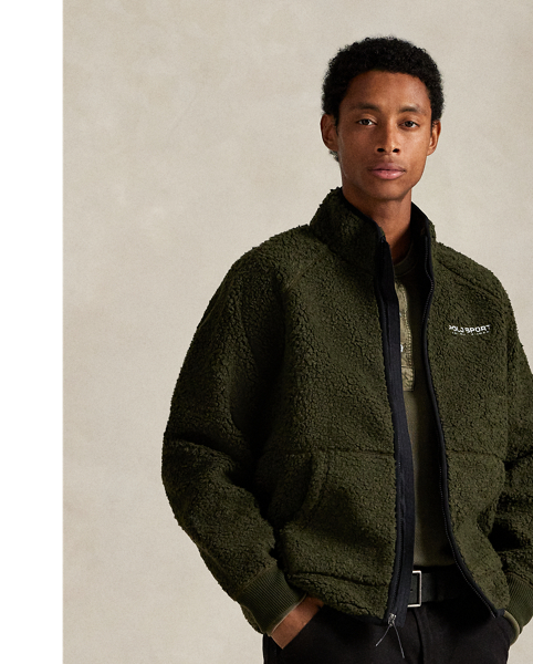 This unisex jacket is made from high-pile fleece that's bonded to mesh at the interior. Our iconic Polo Sport logo at the chest adds a signature finish.
