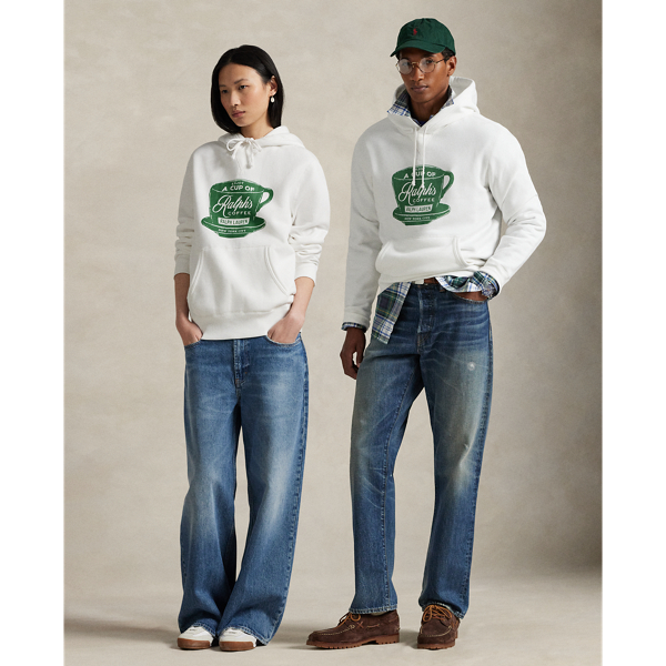 As part of our  Ralph Lauren's Coffee collection, this fleece hoodie celebrates classic American coffee shop style.