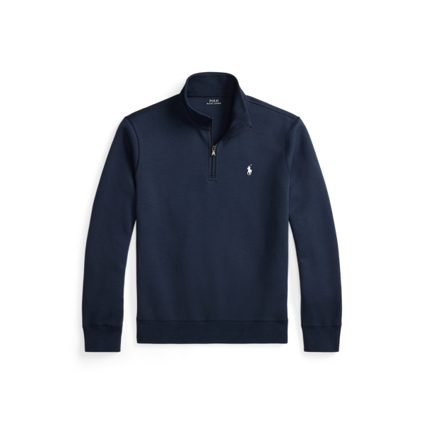 Pull quart de zip en maille double - Polo Ralph Lauren - Modalova