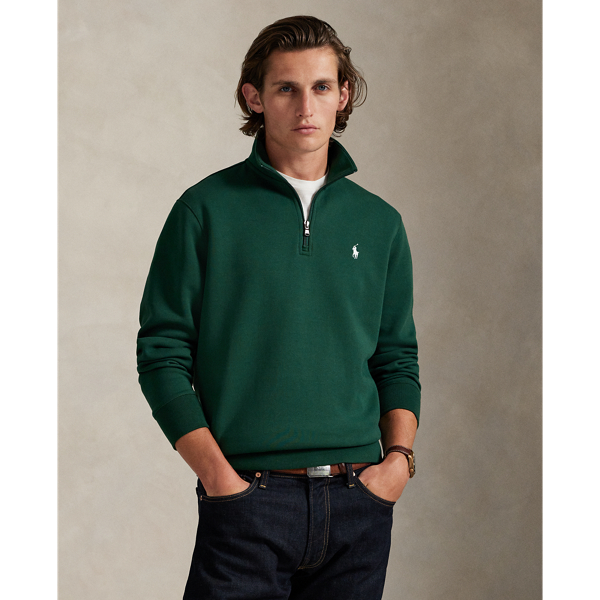 Elevate your everyday style with this cotton-blend mockneck pullover. Expertly crafted using a double-knit fabric, this versatile layering piece delivers exceptional comfort and polished style. Our iconic embroidered Pony adds a distinctive  Ralph Lauren Lauren touch.