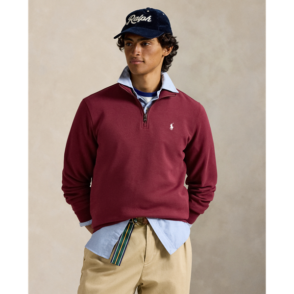 Elevate your everyday style with this cotton-blend mockneck pullover. Expertly crafted using a double-knit fabric, this versatile layering piece delivers exceptional comfort and polished style. Our iconic embroidered Pony adds a distinctive  Ralph Lauren Lauren touch.