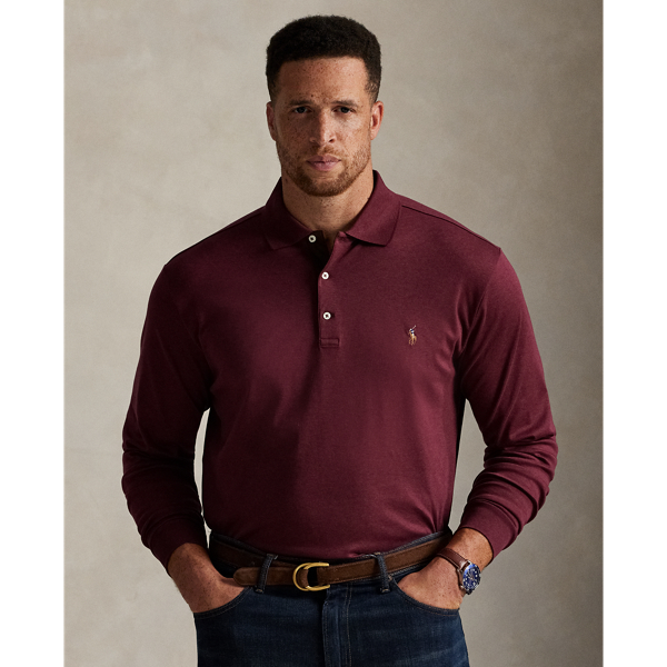 An American style standard since 1972, the Polo shirt has been imitated but never matched. Over the decades, Ralph Lauren Lauren has re-imagined his signature style in a wide array of colours and fits, yet all retain the quality and attention to detail of the iconic original. This Big & Tall version is made from luxe cotton interlock featuring an ultra-soft finish.