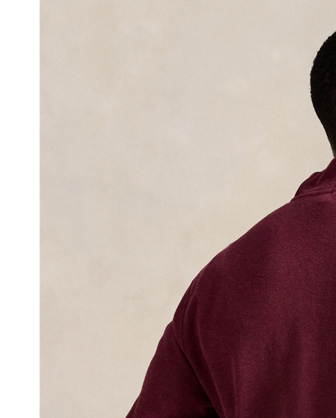 Our Estate-rib fabric gives this Big & Tall pullover a super-soft texture thanks to lightweight cotton, which is both peached and brushed.