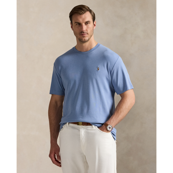 Made from the same fabric as our Soft Cotton Polo shirts, this Big & Tall style is cut from luxe interlock with an ultrasmooth finish.