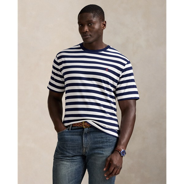Washed for a perfectly broken-in look and feel, this cotton Big & Tall T-shirt is a casual Polo essential.