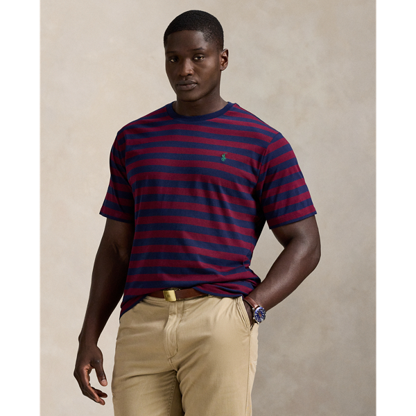 Washed for a perfectly broken-in look and feel, this cotton Big & Tall T-shirt is a casual Polo essential.