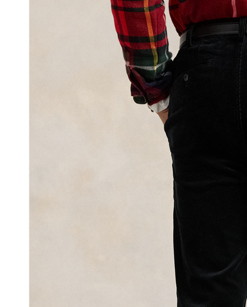 Made with soft cotton and a hint of stretch, these Big & Tall trousers are a modern take on classic corduroy.