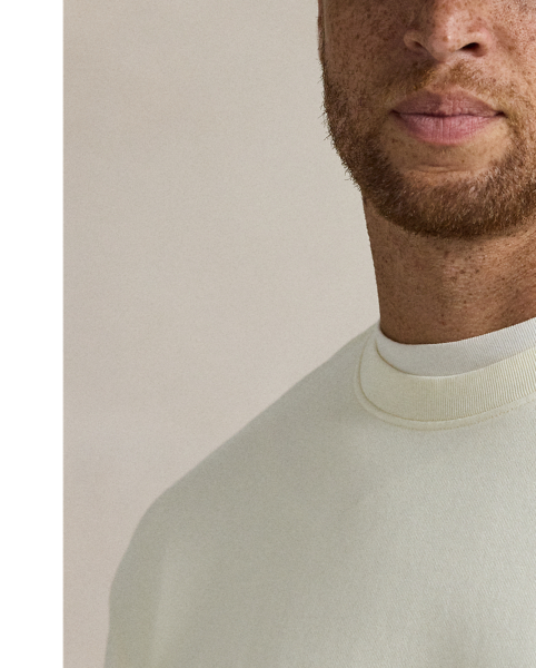 Crafted with loopback cotton that's lighter in weight than our RL Fleece, this Big & Tall sweatshirt is specially washed for a vintage-inspired look and features a soft terrylike interior. It's accented with our signature embroidered Pony on the chest.