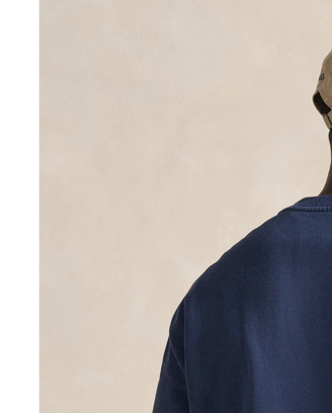 Crafted with loopback cotton that's lighter in weight than our RL Fleece, this Big & Tall sweatshirt is specially washed for a vintage-inspired look and features a soft terrylike interior. It's accented with our signature embroidered Pony on the chest.