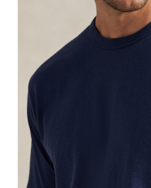 Washed for a perfectly broken-in look and feel, this cotton Big & Tall T-shirt is a Polo essential that you'll reach for again and again.