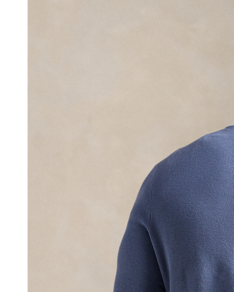 We've reinterpreted our iconic mesh fabric with combed cotton yarn to create this lightweight Big & Tall jumper.