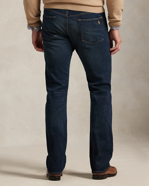 Polo's straight-leg jean features a regular rise with an easy, relaxed fit through the seat and the thigh. Crafted from stretch denim, this Big & Tall pair is hand-sanded for a slightly timeworn look and embroidered with our signature Pony on the back.