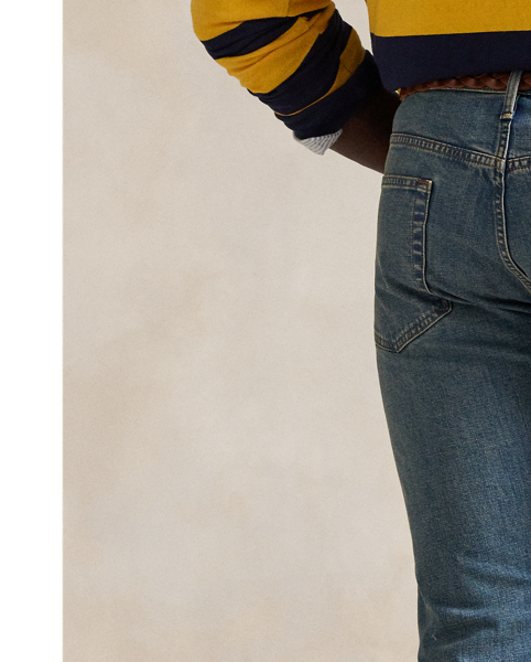 Polo's straight-leg jean features a regular rise with an easy, relaxed fit through the seat and thigh. This Big & Tall pair is cut from lightweight stretch denim and features our signature embroidered Pony on the back pocket.