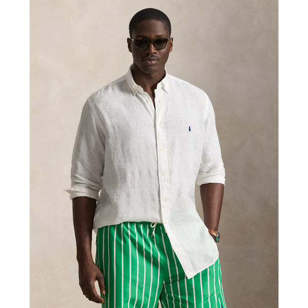 Camicia in Lino Plus Size Ralph Lauren - Comfort e Stile