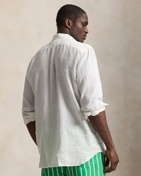Camicia in Lino Plus Size Ralph Lauren - Comfort e Stile