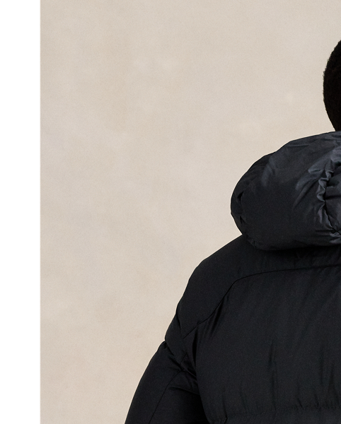 Made from water-repellent ripstop fabric, this Big & Tall jacket is insulated with 650-fill-power down and constructed with a detachable hood.