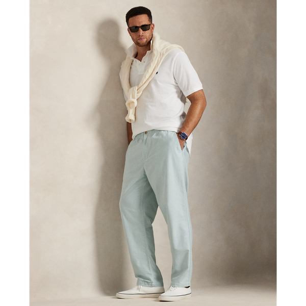 These Big & Tall trousers combine elements from our signature Polo Prepster shorts, such as an elastic drawstring waist, with cotton oxford cloth.