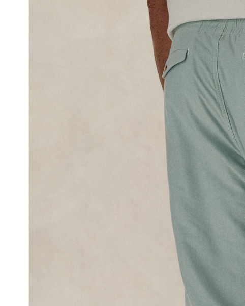 These Big & Tall trousers combine elements from our signature Polo Prepster shorts, such as an elastic drawstring waist, with cotton oxford cloth.