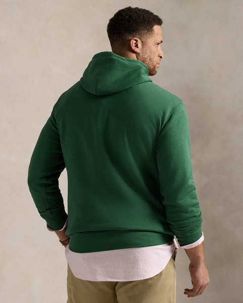 This Big & Tall hoodie is crafted with a plush cotton blend and printed with our iconic mascot, the Polo Bear.