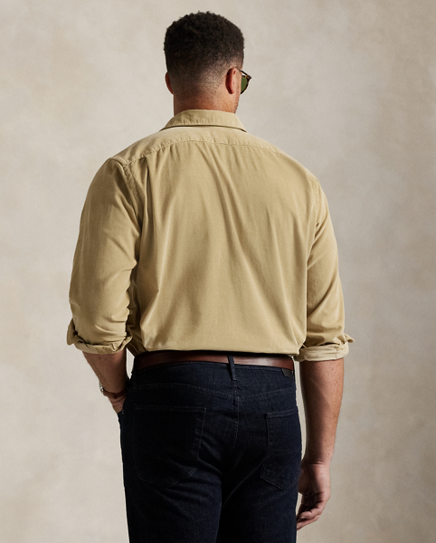 Fine-wale cotton corduroy brings a refined rusticity to this Big & Tall shirt. At the left chest, our iconic embroidered Pony gives it a signature finishing touch.