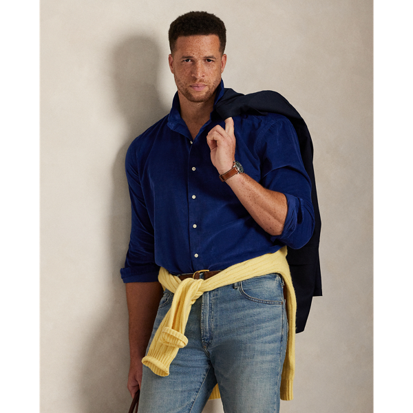 Fine-wale cotton corduroy brings a refined rusticity to this Big & Tall shirt. At the left chest, our iconic embroidered Pony gives it a signature finishing touch.